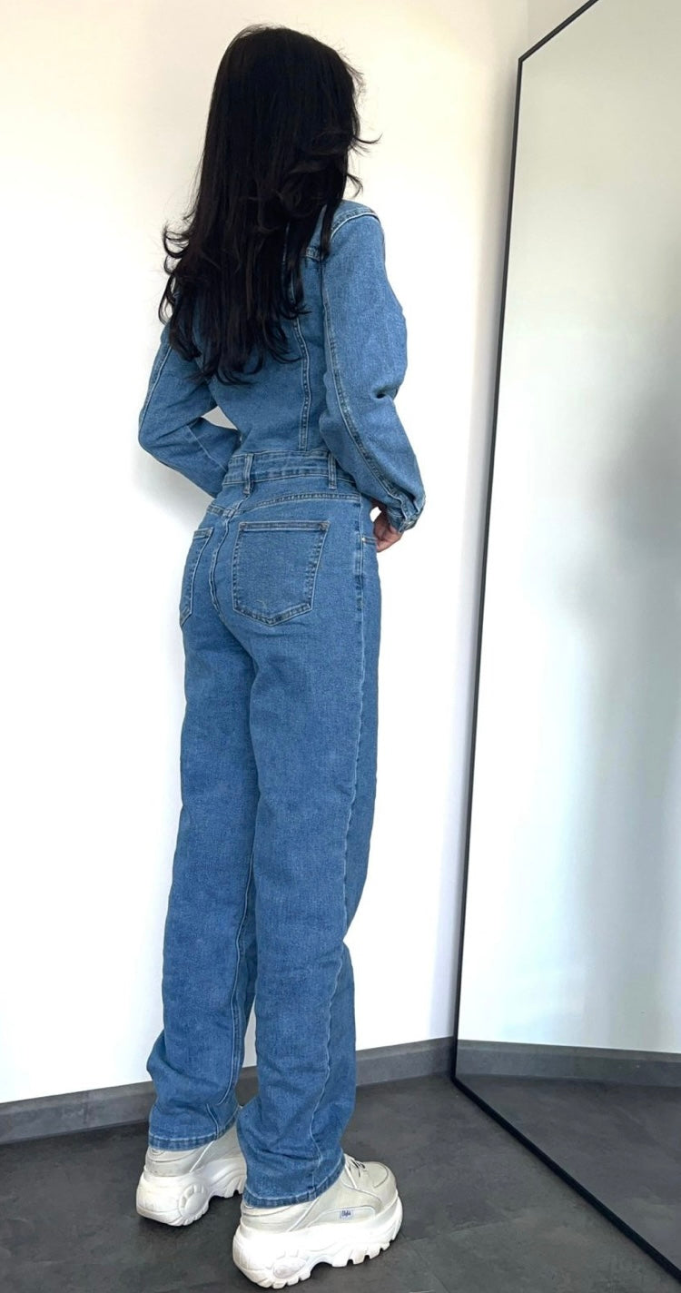 Elinora spijkerjumpsuit