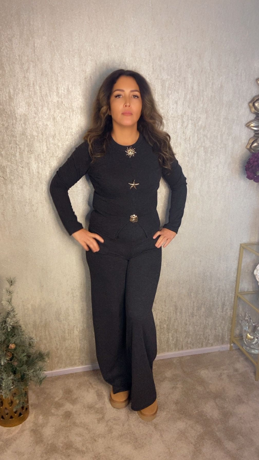 Comfyset zeester dark grey