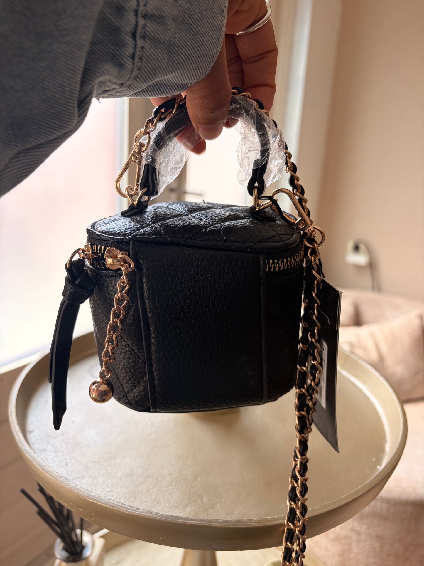 Mini tas zwart