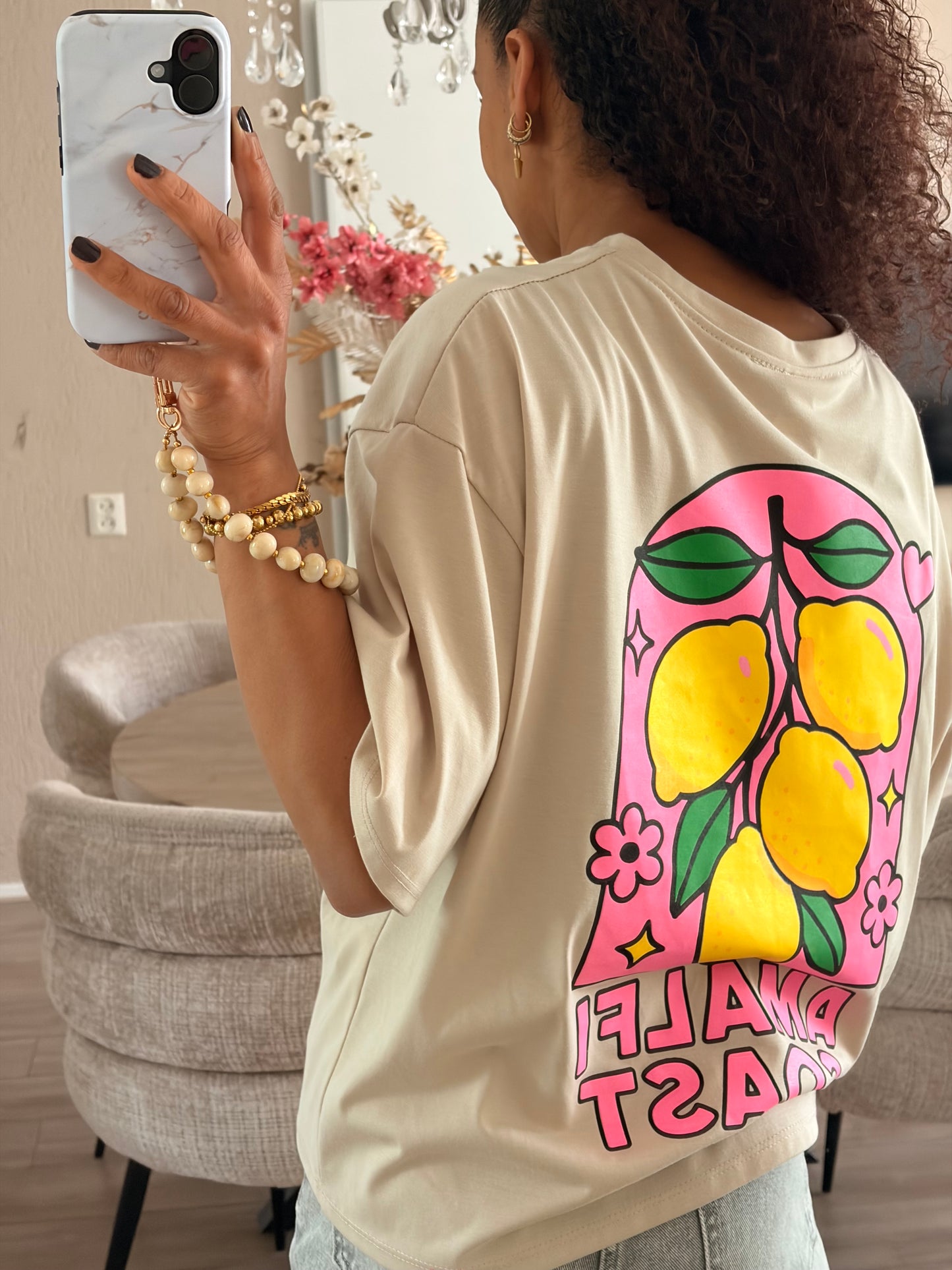T-shirt lemon beige