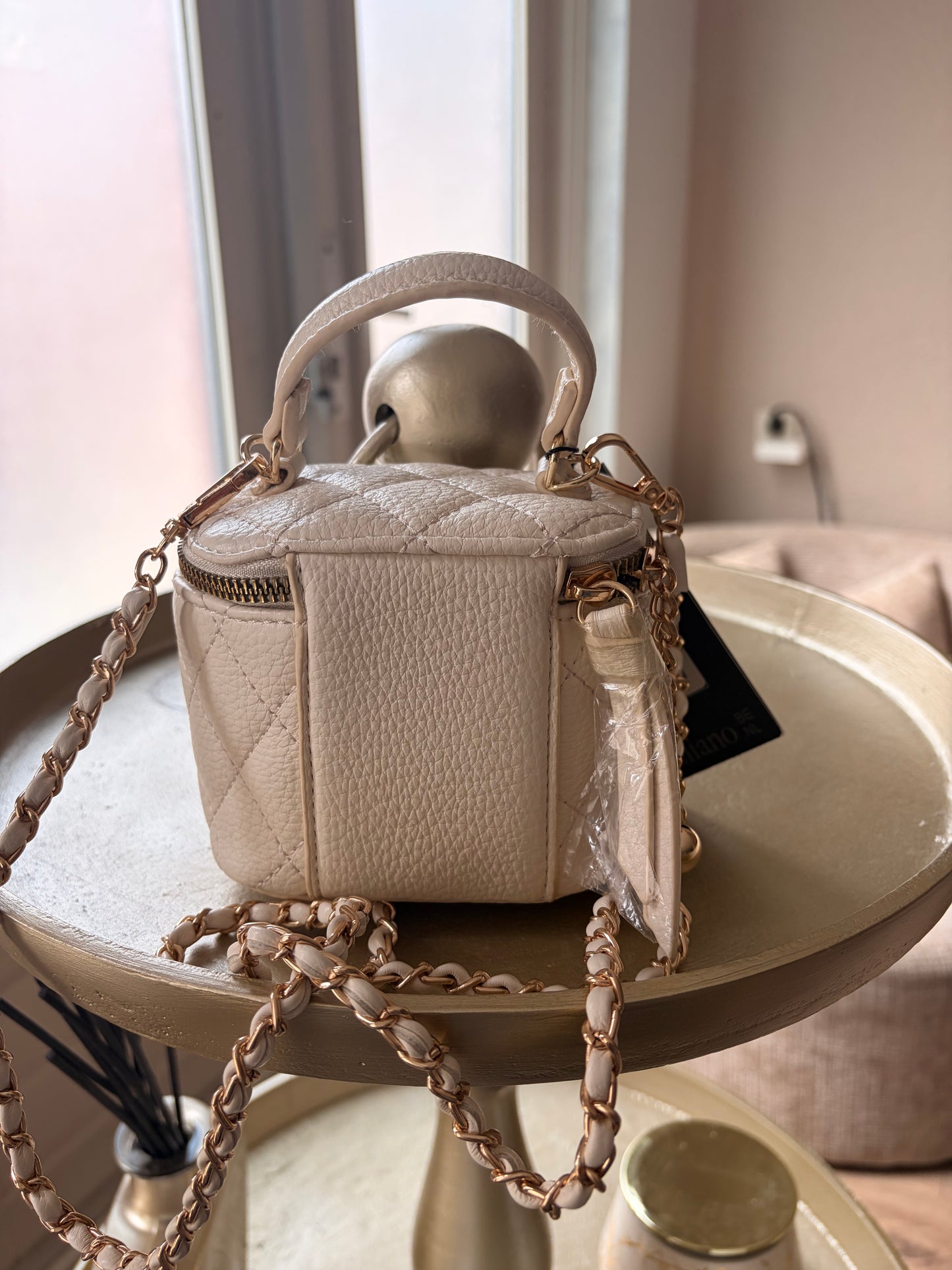 Mini tas beige