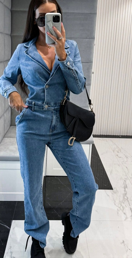 Elinora spijkerjumpsuit