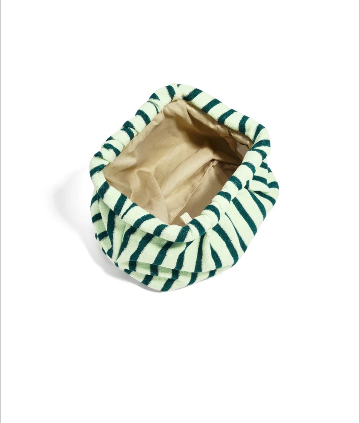 Crossbody badstof green
