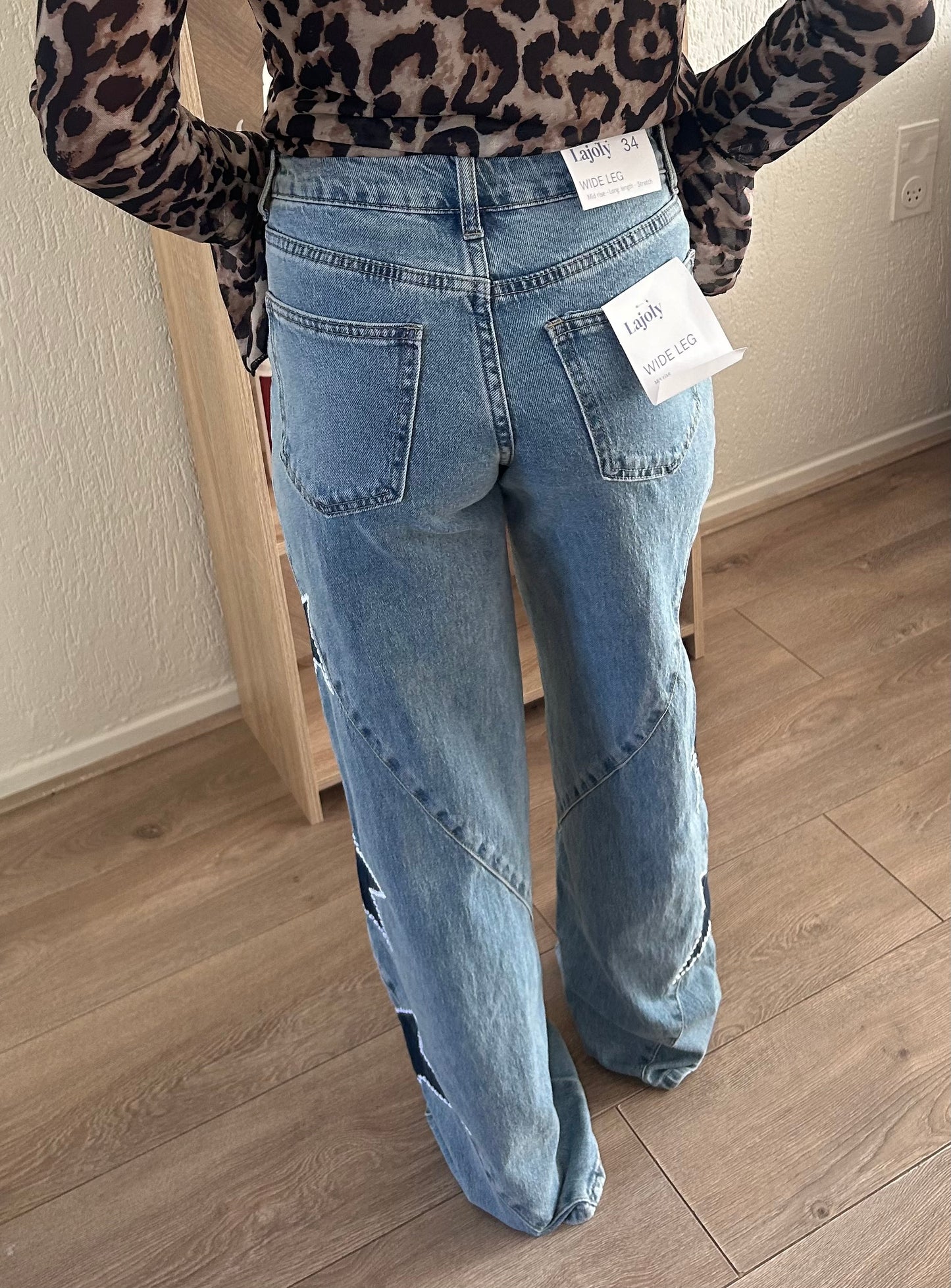 Wide leg jeans trippel star