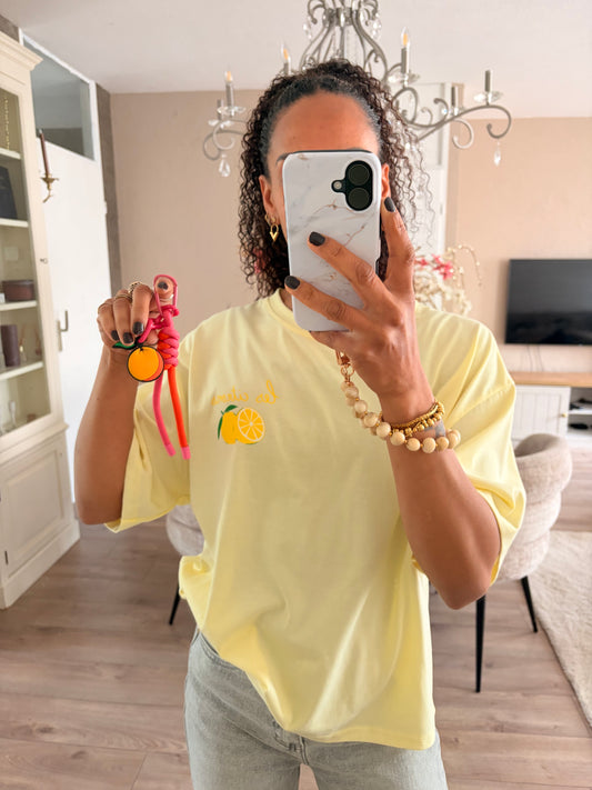 T-shirt lemon yellow