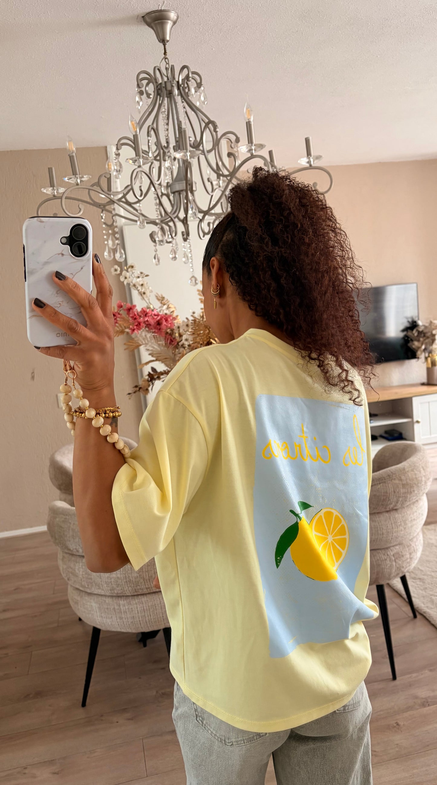T-shirt lemon yellow
