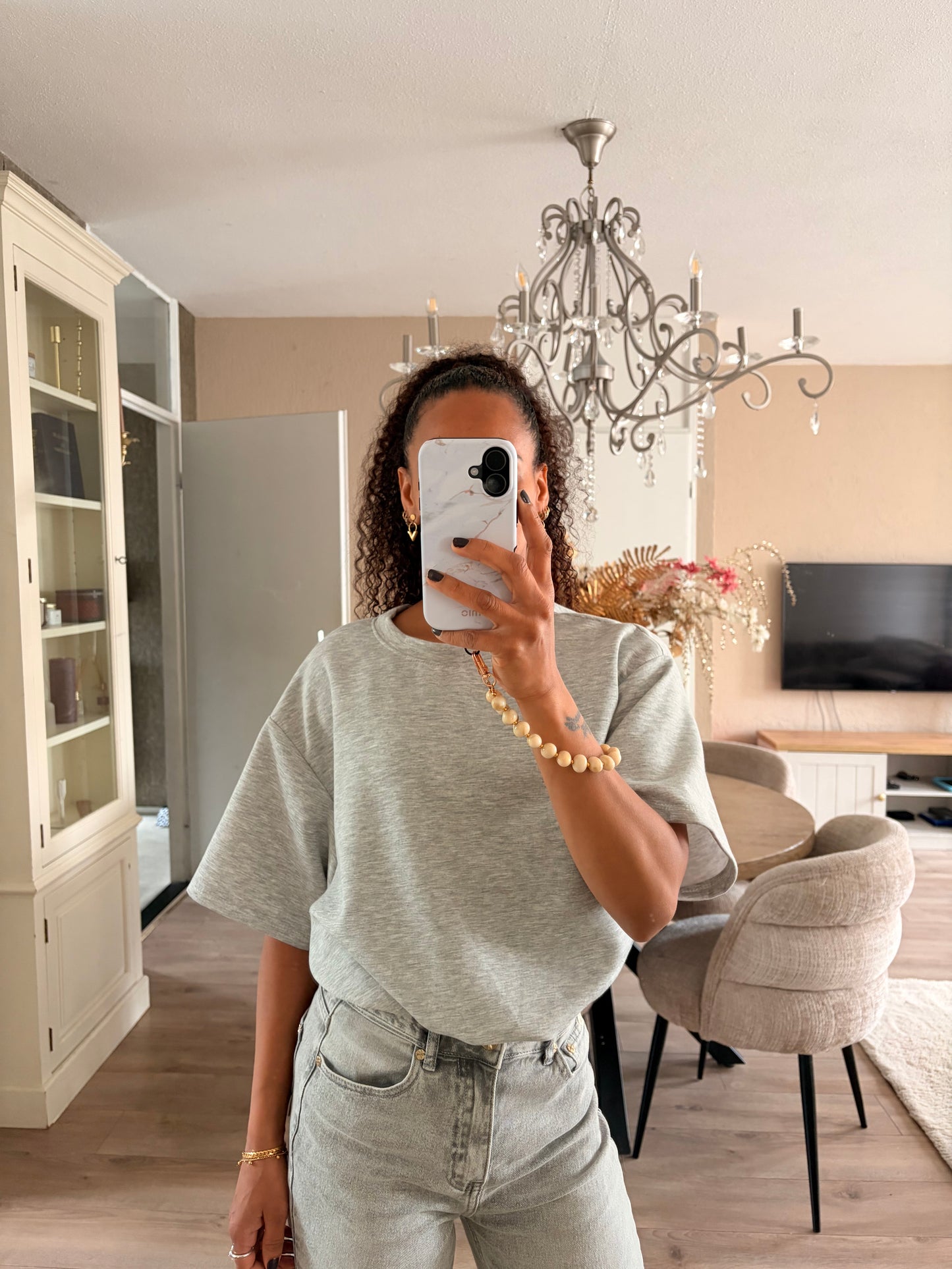 Top Esther grey