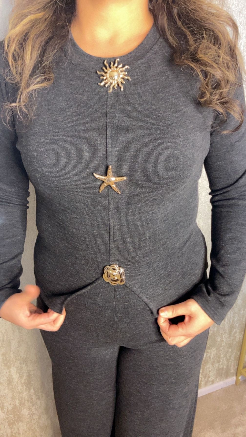 Comfyset zeester dark grey