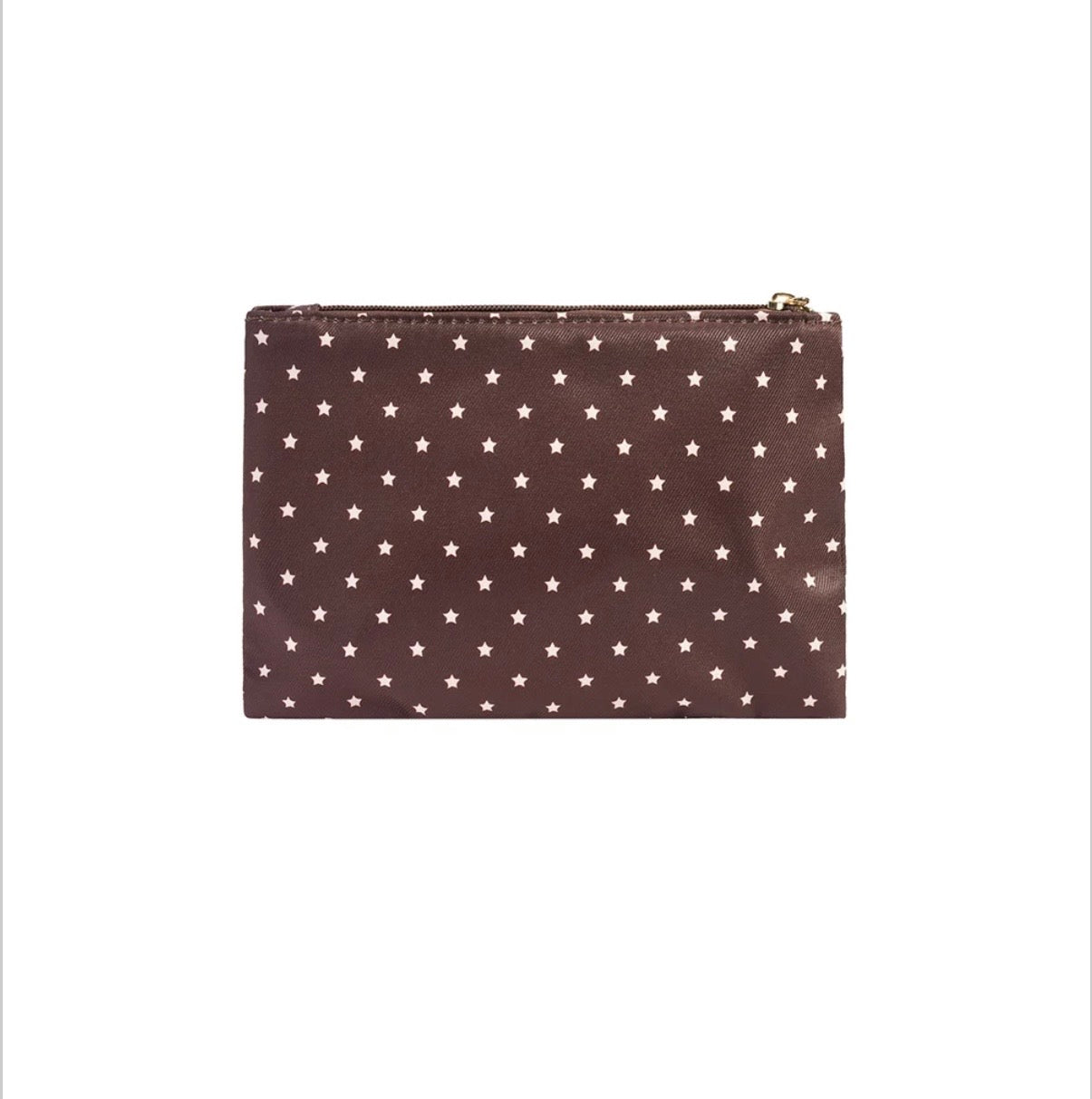 Makeup bag star coffee brown
