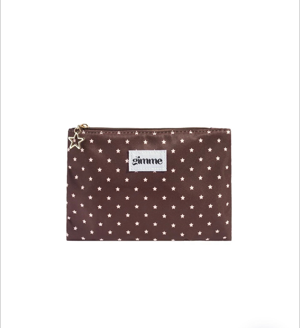 Makeup bag star coffee brown