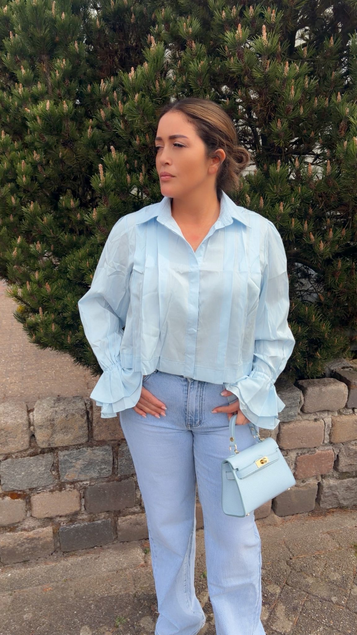 Blouse Emily baby blue