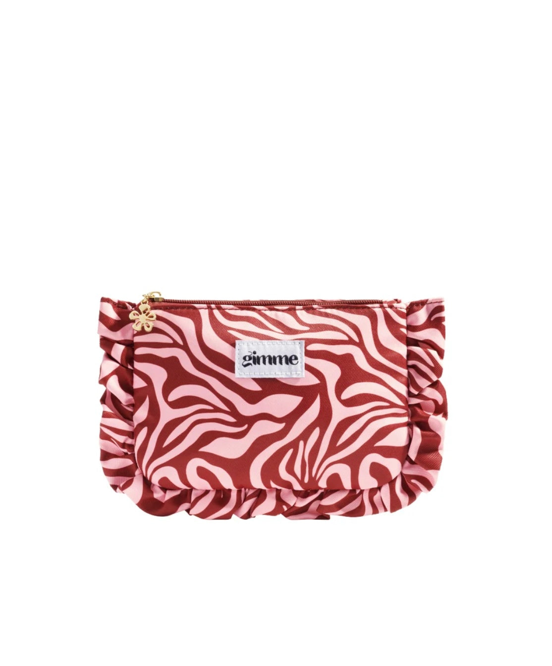 Gimme ruffle toilet/Make up tas roze