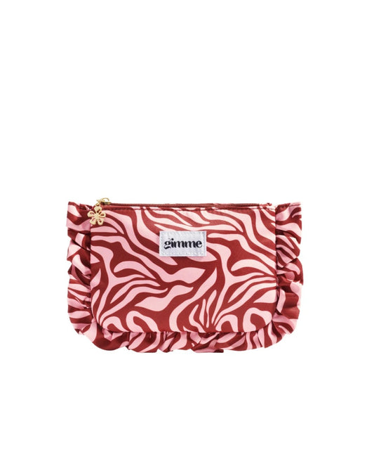 Gimme ruffle toilet/Make up tas roze
