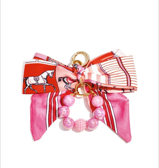 Tas/sleutelhanger bedel red