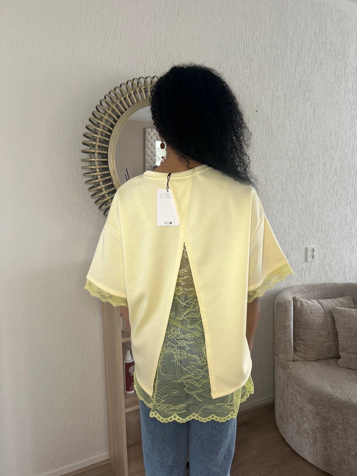 T-shirt Rocky yellow