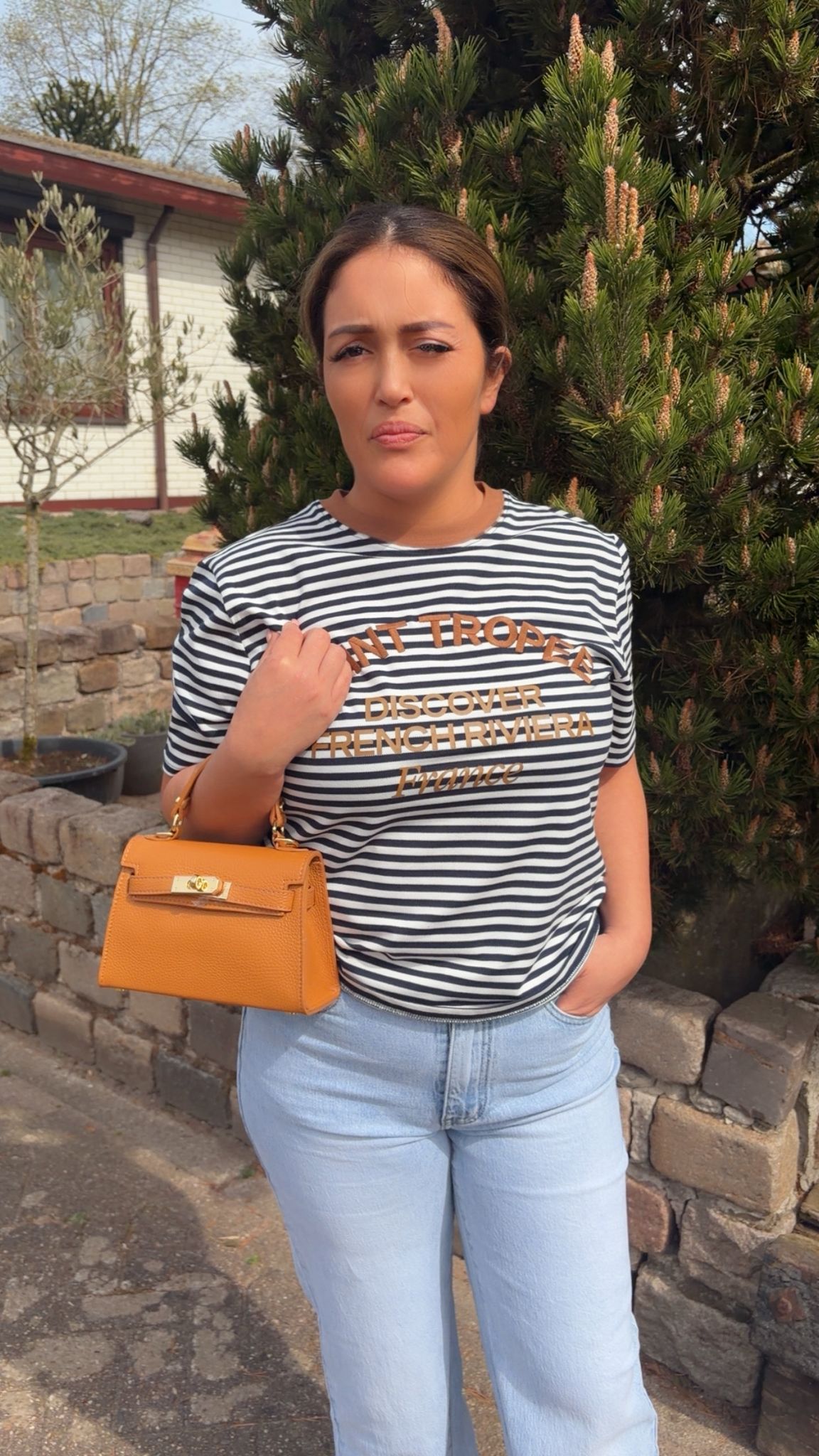 Leren tas Foxy Camel