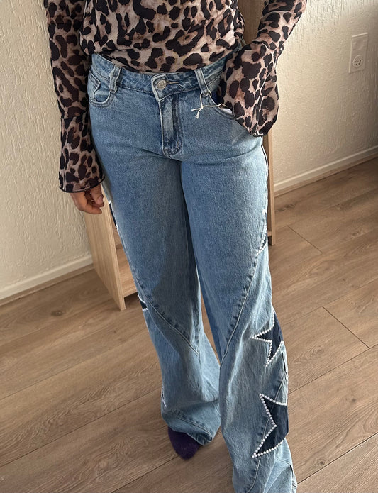 Wide leg jeans trippel star