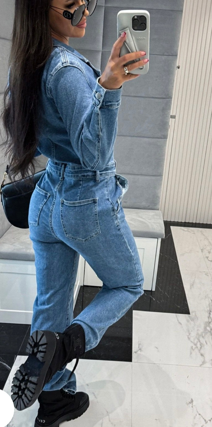 Elinora spijkerjumpsuit